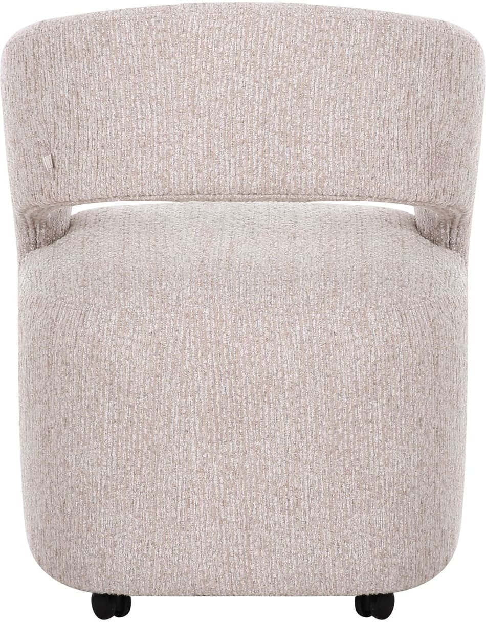 Richmond Interiors Eetkamerstoel Vixen natural linear Beige Eetkamerstoel