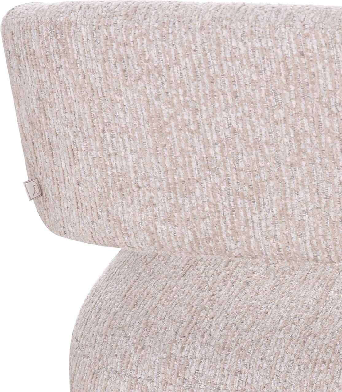 Richmond Interiors Eetkamerstoel Vixen natural linear Beige Eetkamerstoel