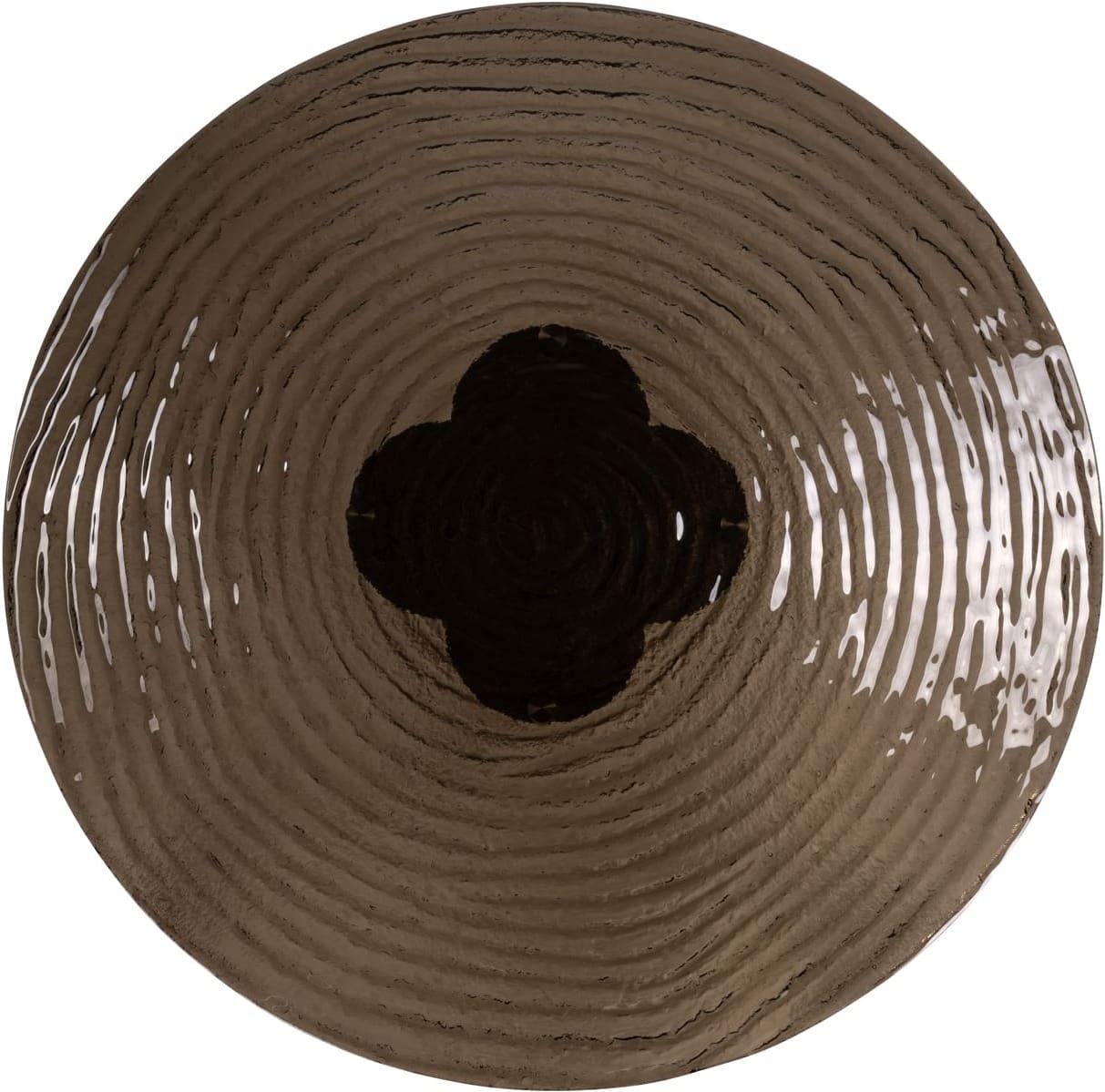 Richmond Interiors Eettafel Glastonburry gold antique 135Ø Goud Eettafel