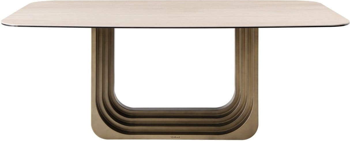 Richmond Interiors Eettafel Maxfield beige 230 Beige Eettafel