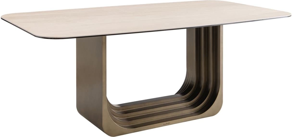 Richmond Interiors Eettafel Maxfield beige 230 Beige Eettafel