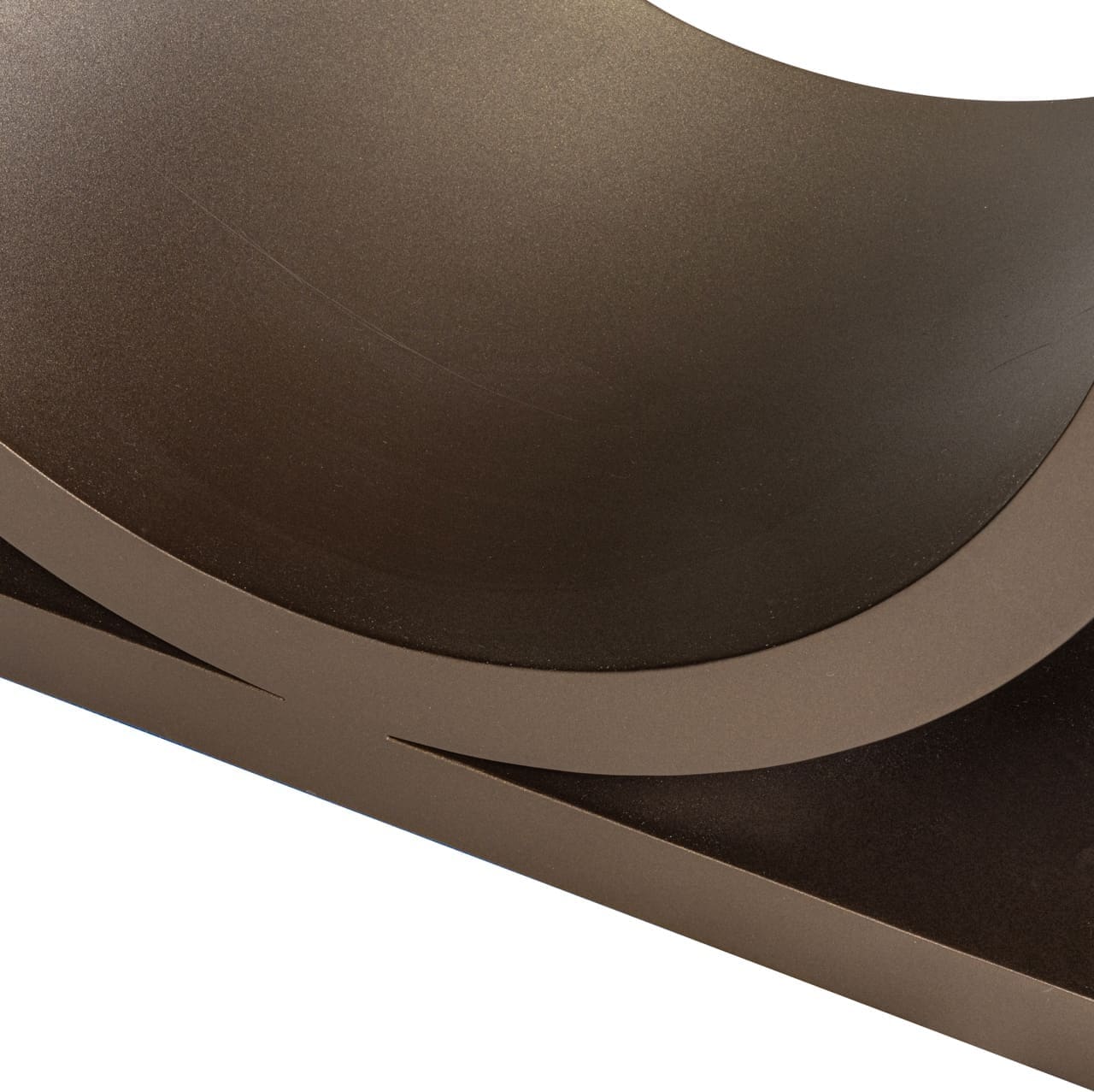 Richmond Interiors Eettafel Windsor walnut 230 brass base Eettafel