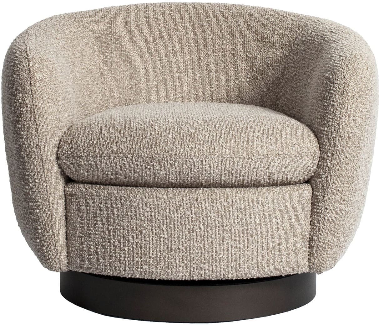 Richmond Interiors Lounge stoel Colmar natural chunky Beige Eetkamerstoel