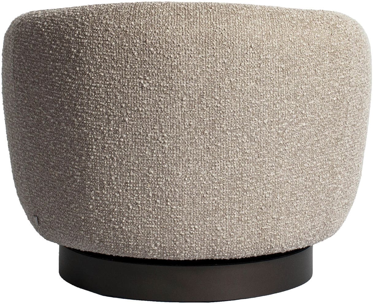 Richmond Interiors Lounge stoel Colmar natural chunky Beige Eetkamerstoel