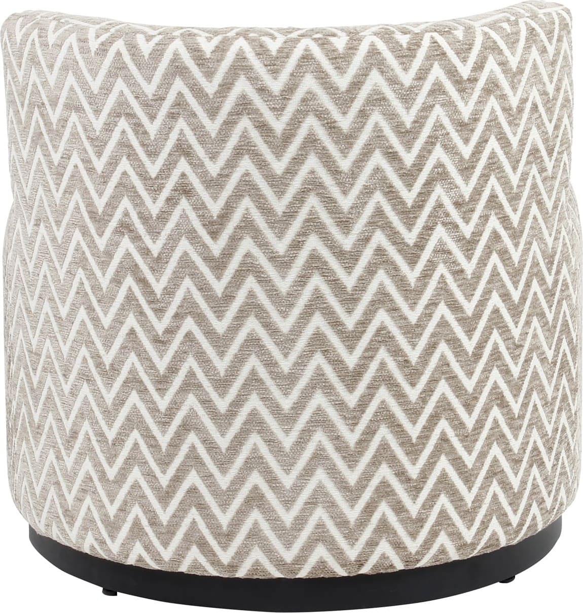 Richmond Interiors Lounge stoel Franny sand chevron Beige Eetkamerstoel