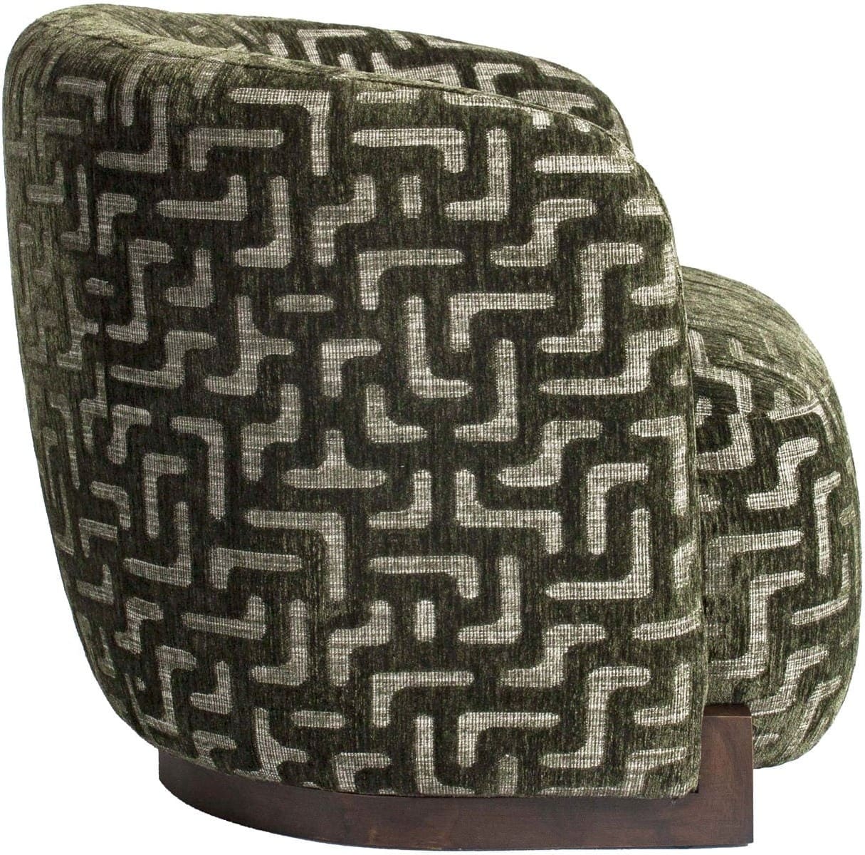 Richmond Interiors Lounge stoel Hannah moss labyrinth fire retardant Eetkamerstoel