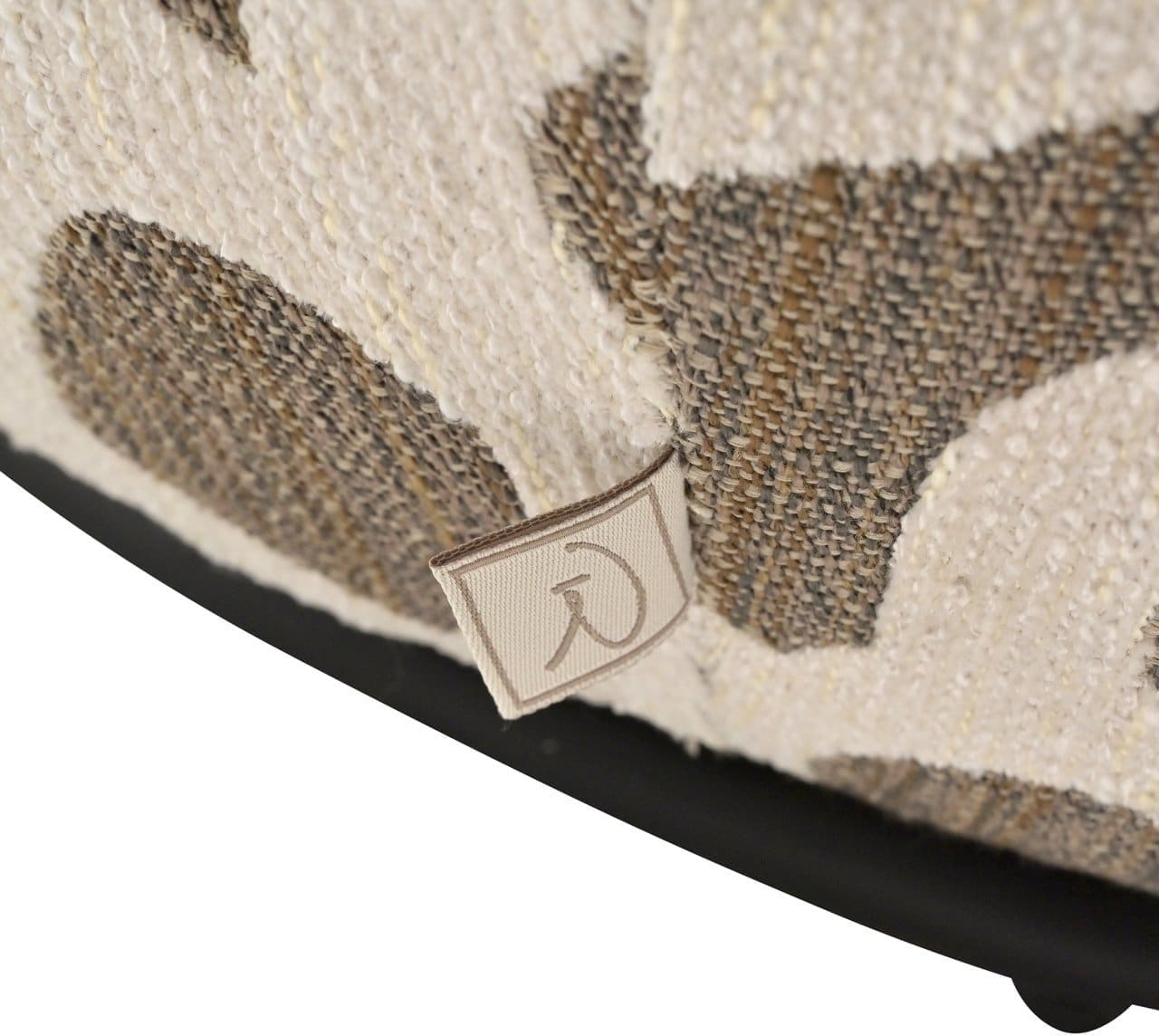 Richmond Interiors Lounge stoel Kaya weave brown Bruin Eetkamerstoel
