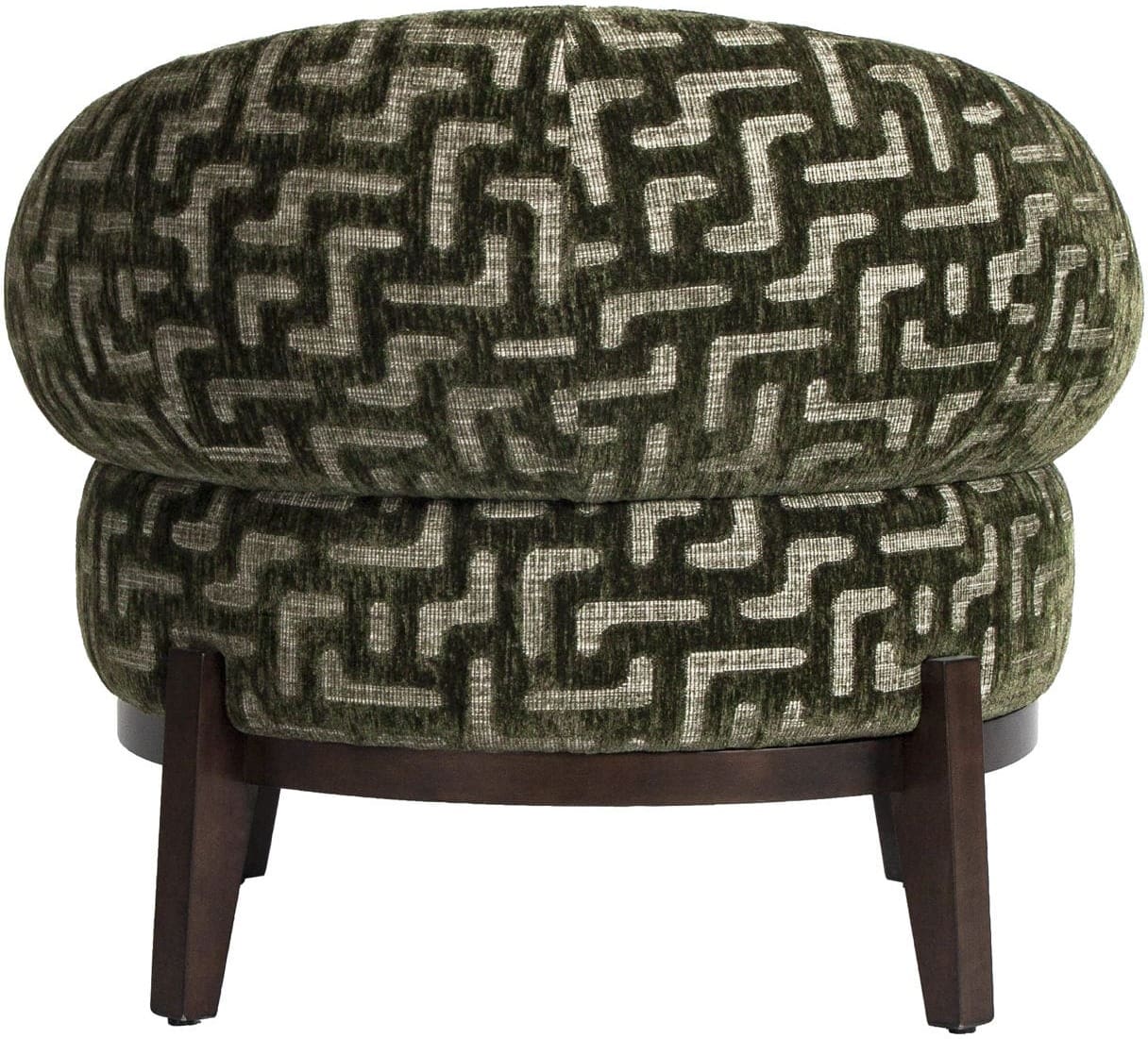 Richmond Interiors Lounge stoel Montana moss labyrinth Eetkamerstoel
