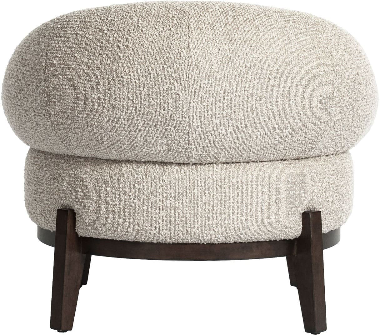 Richmond Interiors Lounge stoel Montana natural chunky fire retardant Beige Eetkamerstoel
