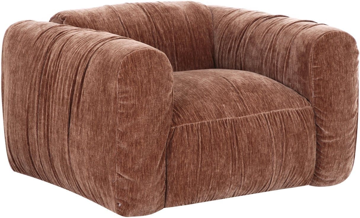 Richmond Interiors Lounge stoel Monty be straight coffee  Eetkamerstoel