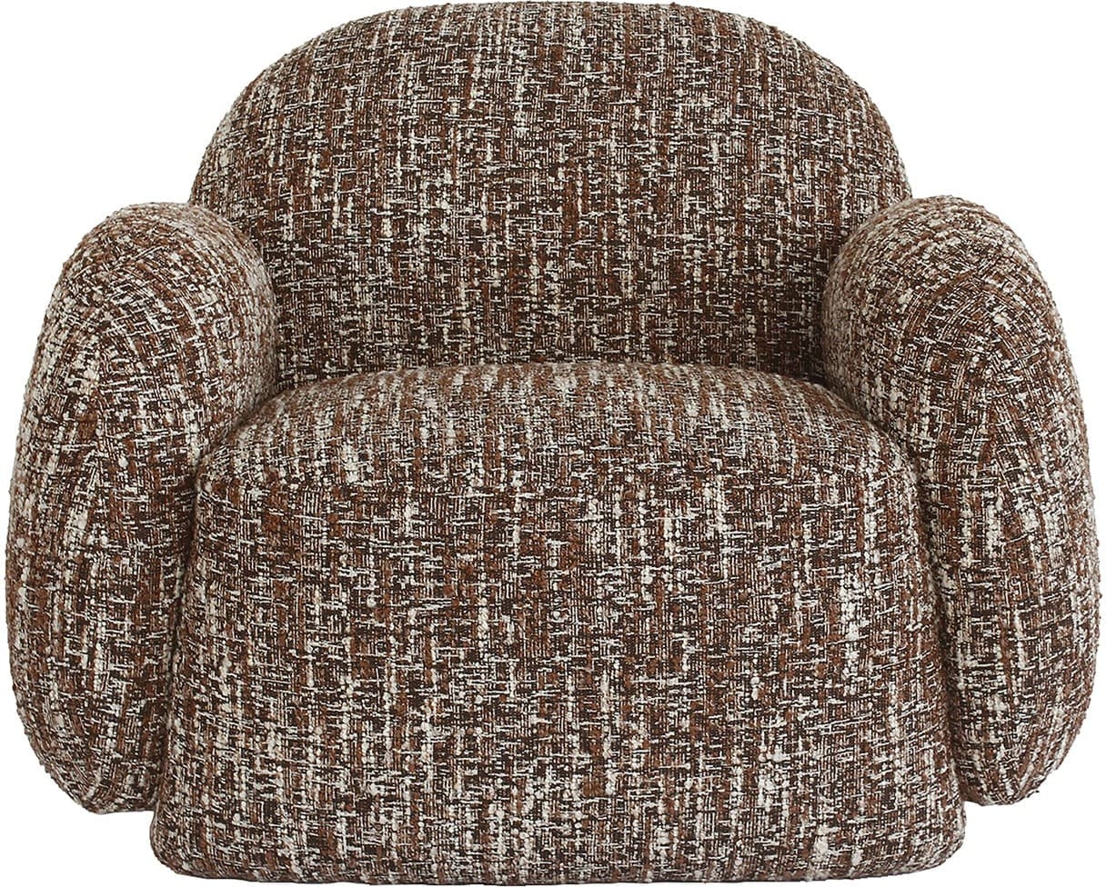 Richmond Interiors Lounge stoel Roxy terra magic fire retardant Eetkamerstoel