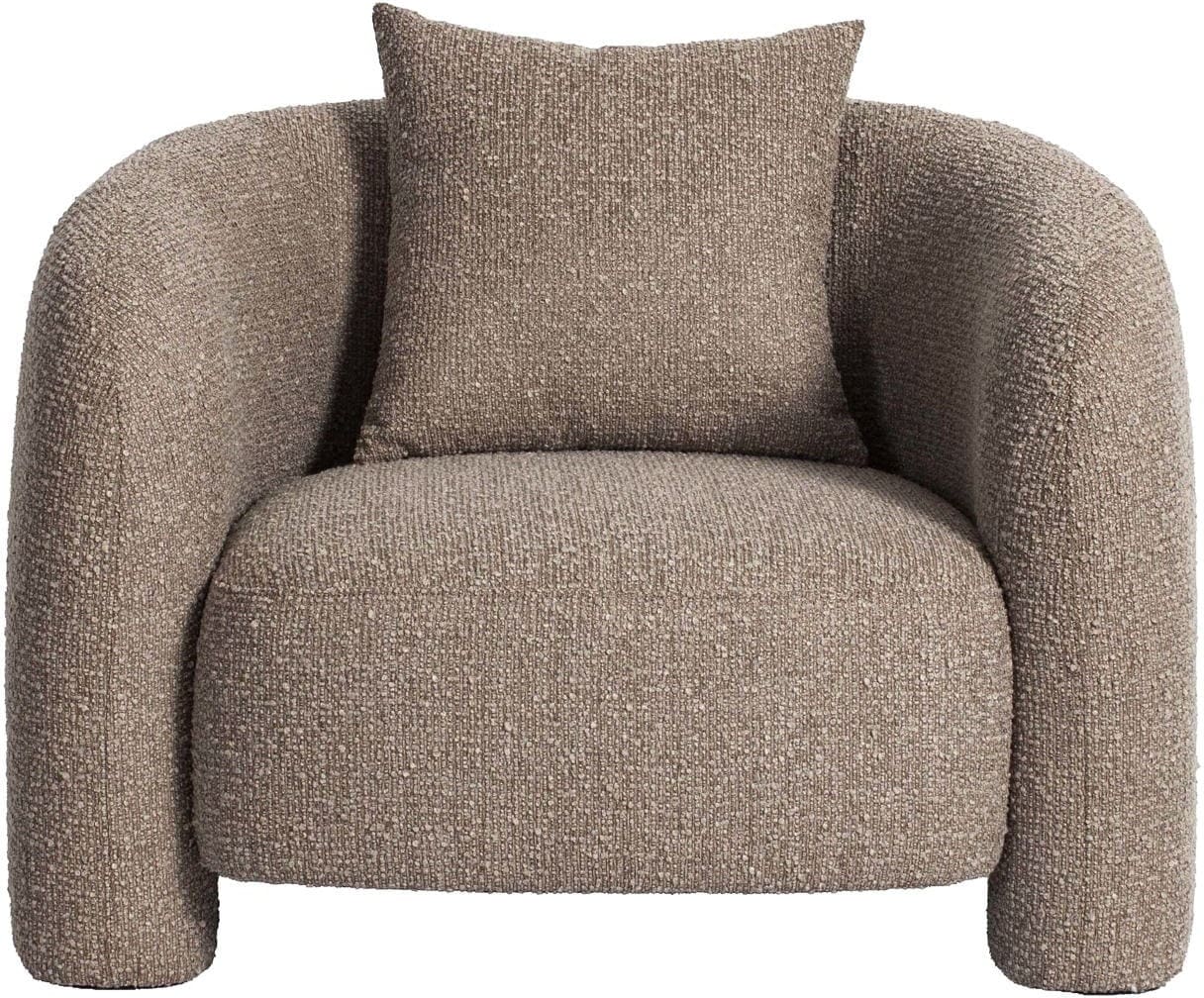 Richmond Interiors Lounge stoel Tuscany mocca chunky Eetkamerstoel