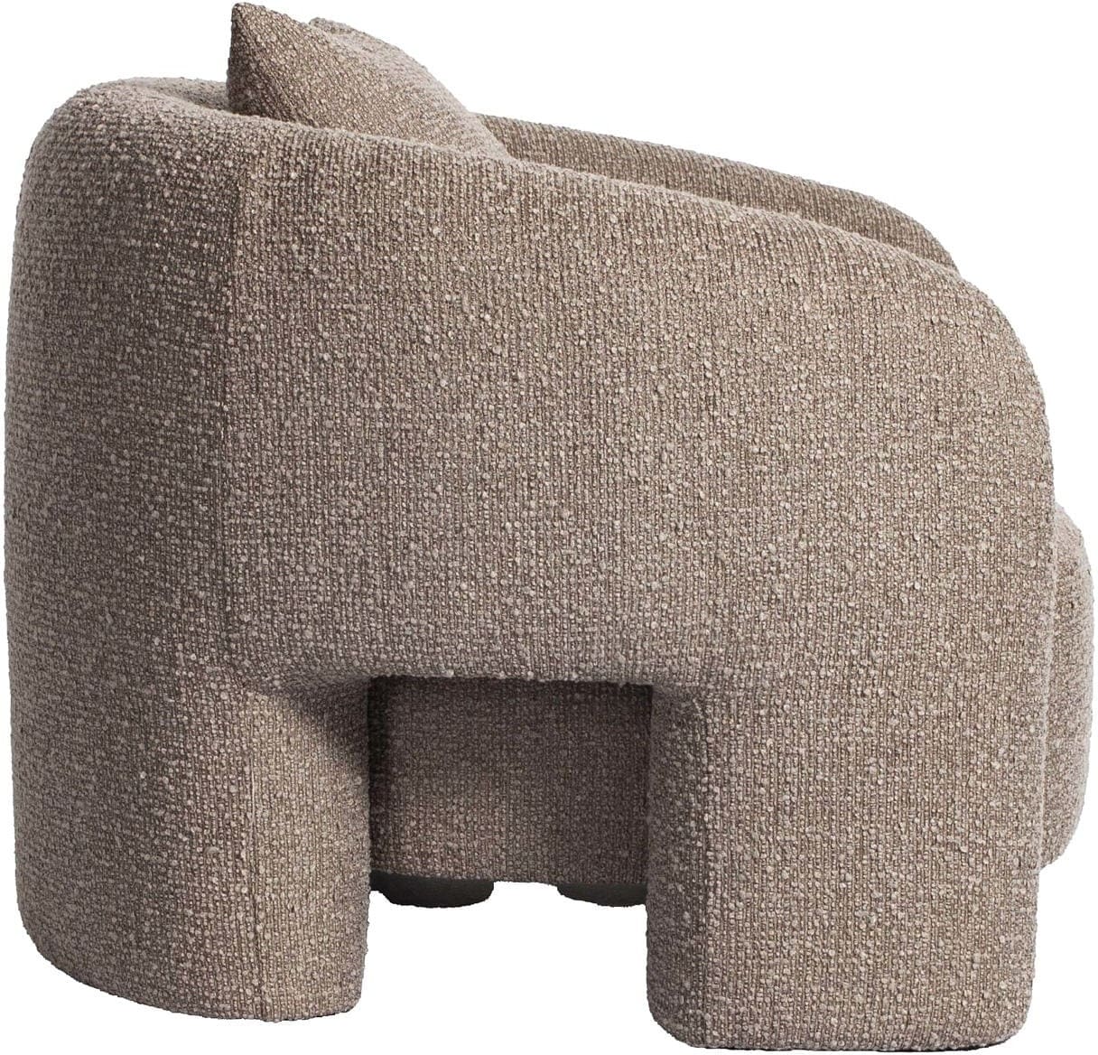 Richmond Interiors Lounge stoel Tuscany mocca chunky Eetkamerstoel