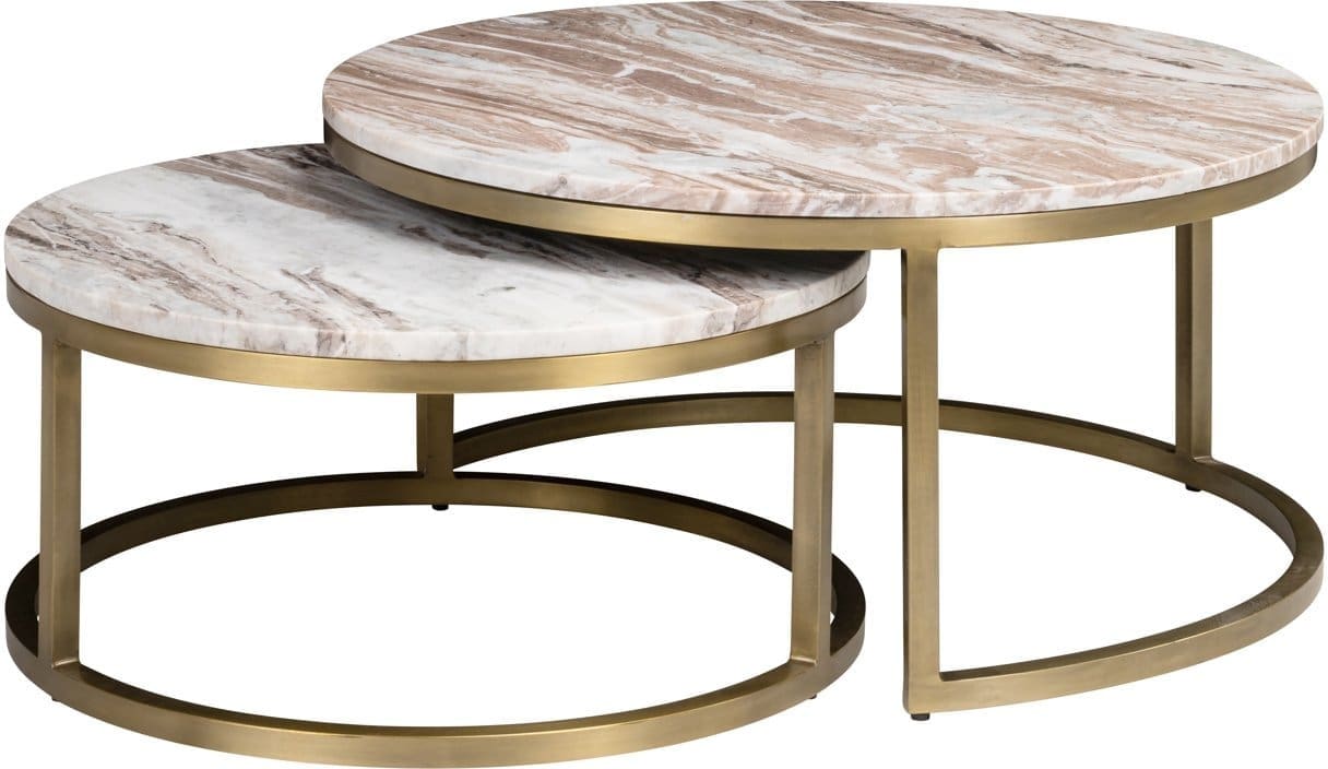 Richmond Interiors Salontafel Bottega Blush beige Beige Salontafel