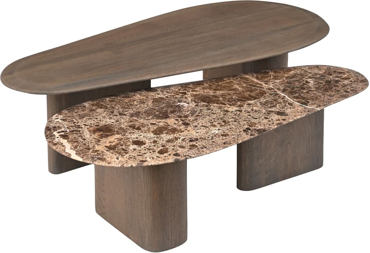 Richmond Interiors Salontafel Castello Smoked charchoal  Salontafel