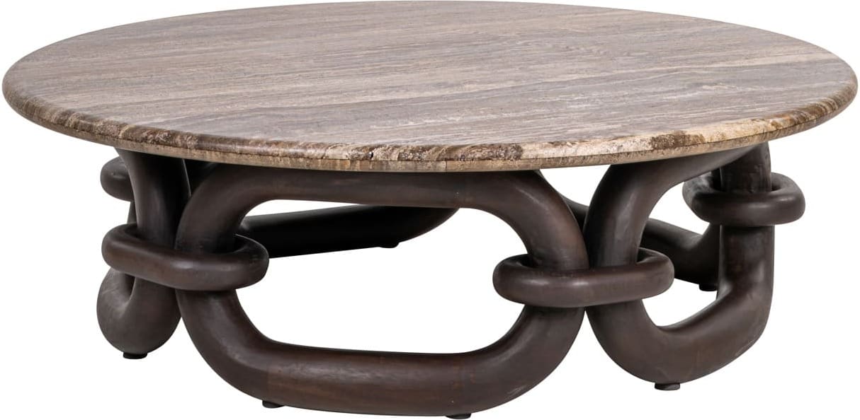 Richmond Interiors Salontafel Chainey ash brown Bruin Salontafel