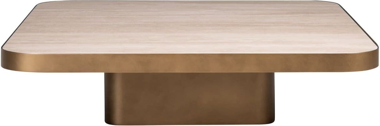 Richmond Interiors Salontafel Claridge beige 100x100 Beige Salontafel