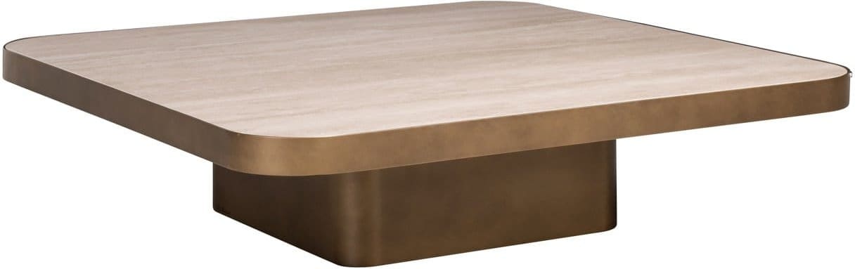 Richmond Interiors Salontafel Claridge beige 100x100 Beige Salontafel
