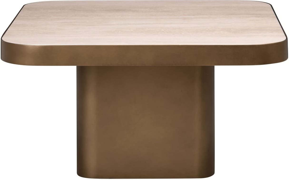 Richmond Interiors Salontafel Claridge beige 70x70 Beige Salontafel