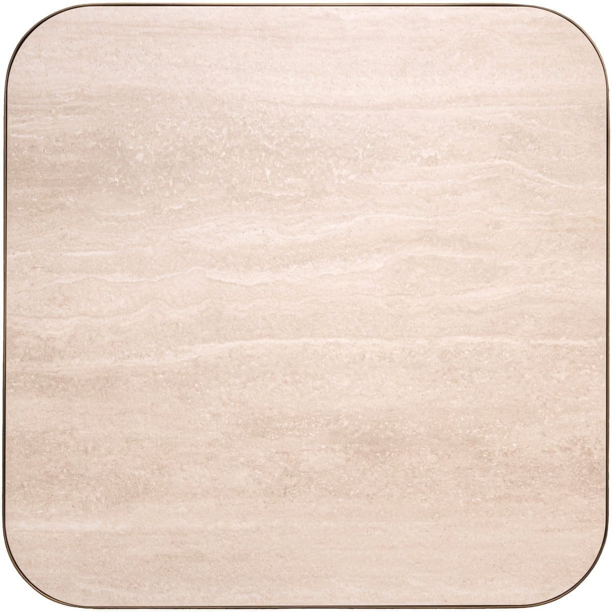 Richmond Interiors Salontafel Claridge beige 70x70 Beige Salontafel