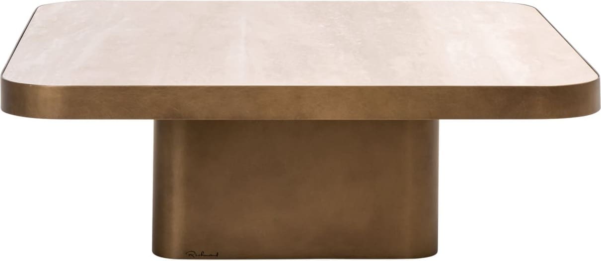 Richmond Interiors Salontafel Claridge beige 90x90 Beige Salontafel