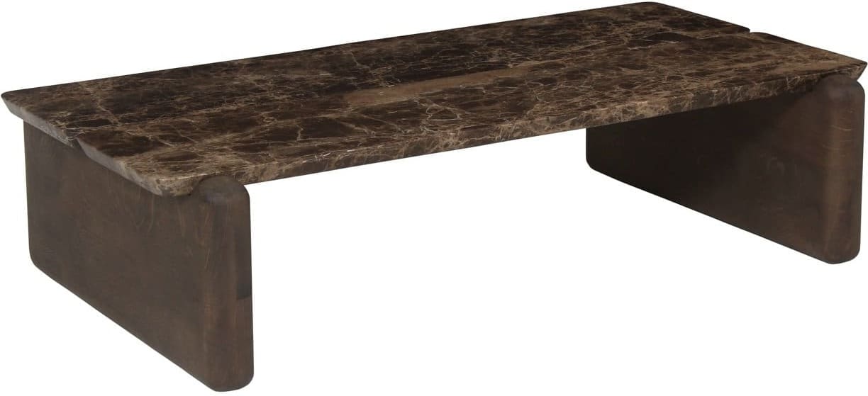 Richmond Interiors Salontafel Lagrasse dark brown Bruin Salontafel