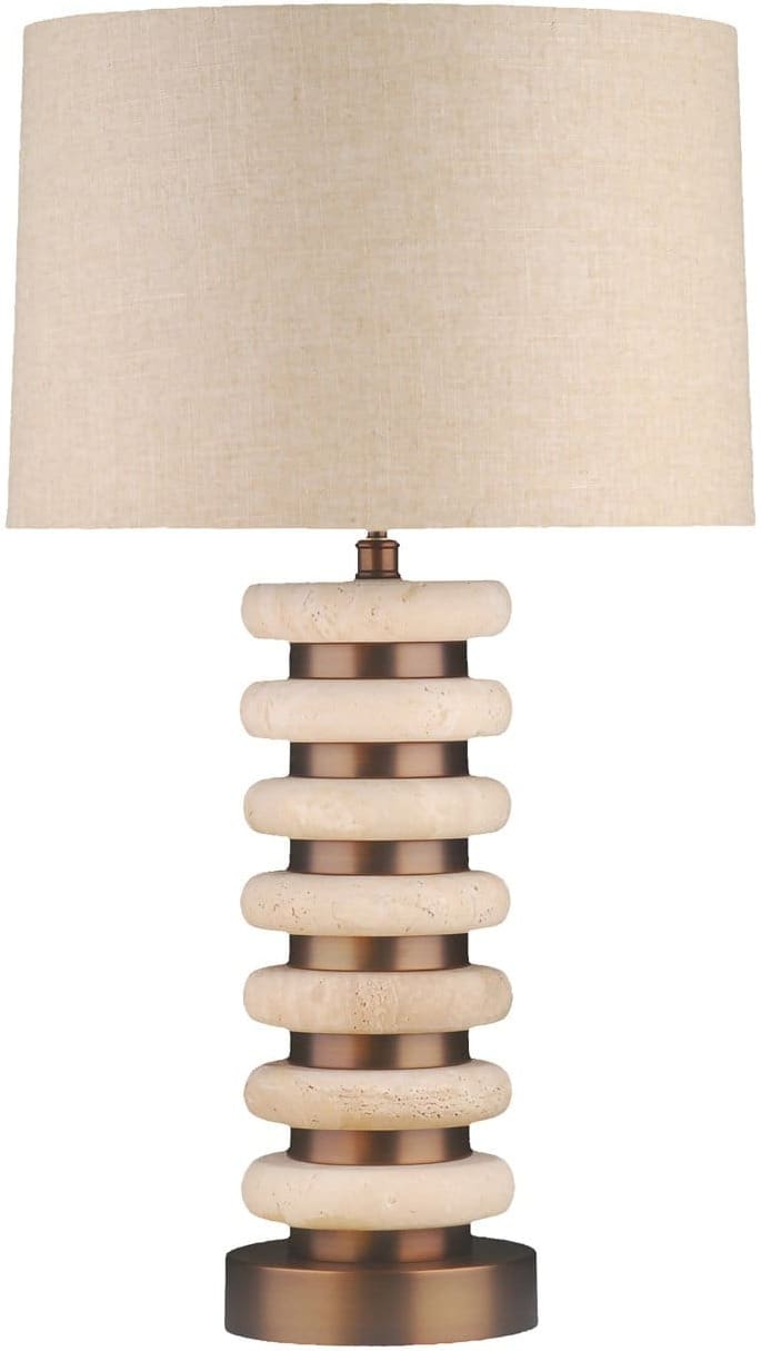 Richmond Interiors Tafellamp Blair natural Beige Lamp