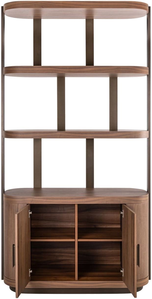 Richmond Interiors Wandkast Windsor walnut Wandkast|Kast