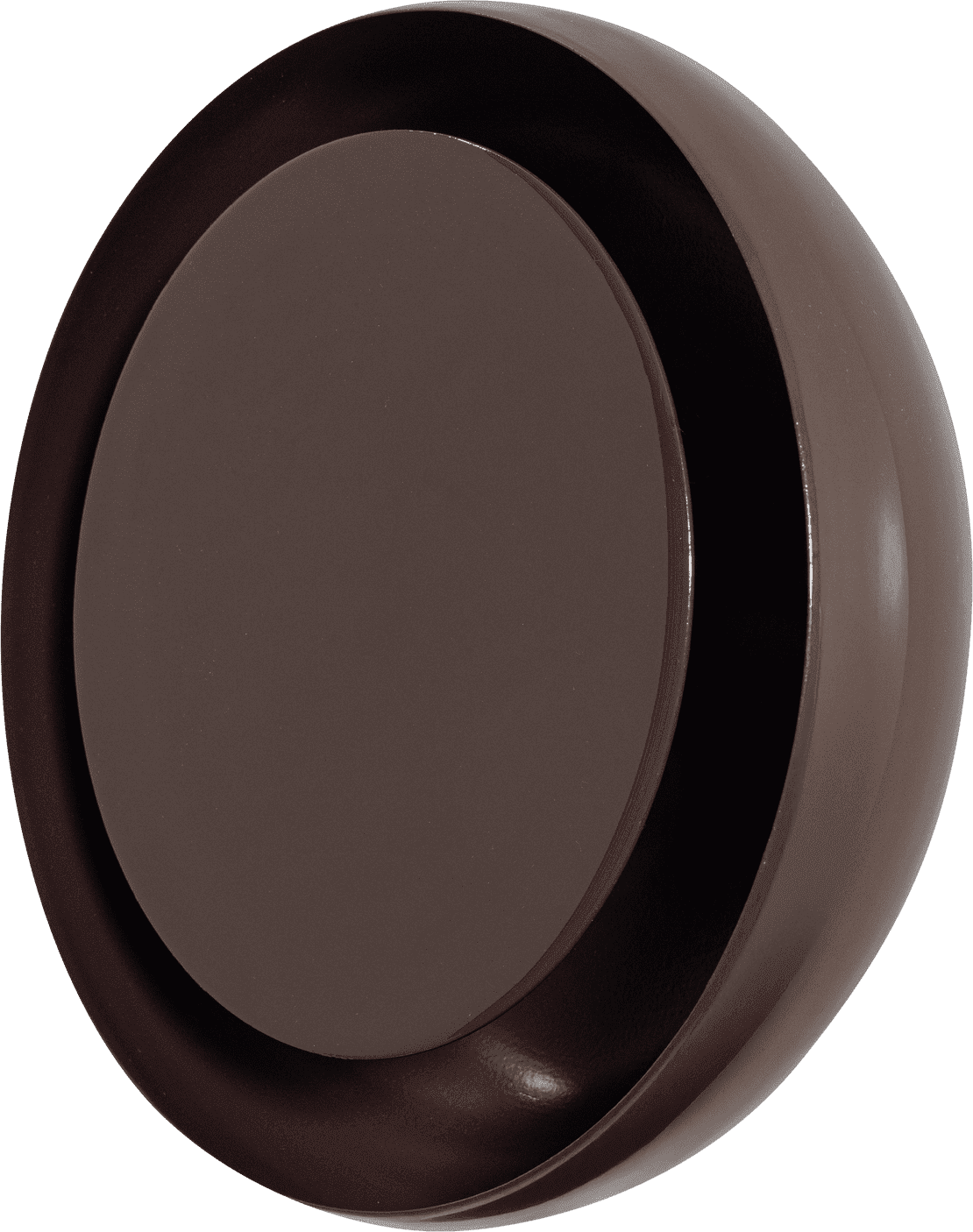 WOOOD Gloomy wandlamp rond metaal bruin Bruin Wandlamp