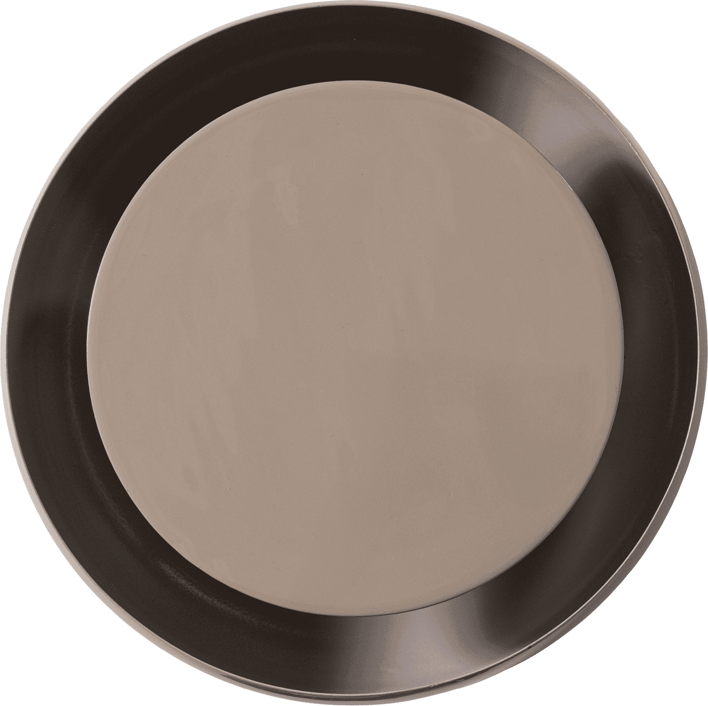 WOOOD Gloomy wandlamp rond metaal zand Bruin|Beige Wandlamp