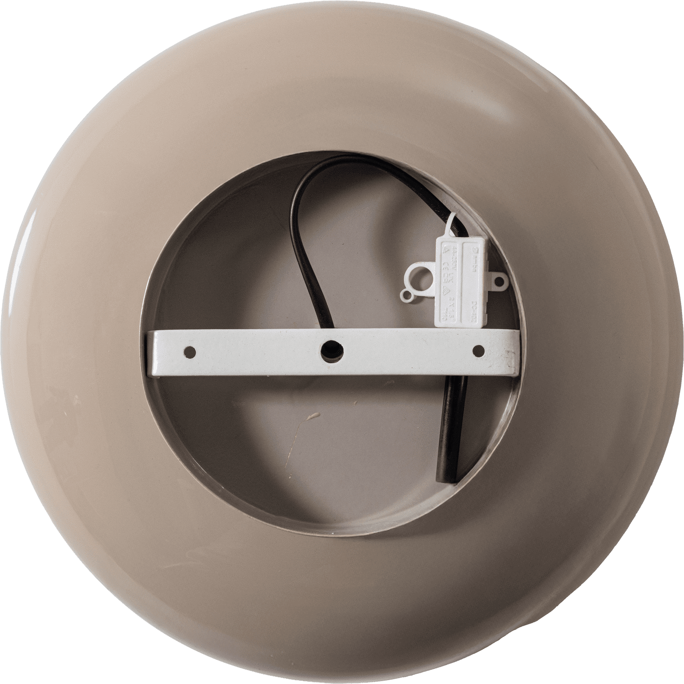 WOOOD Gloomy wandlamp rond metaal zand Bruin|Beige Wandlamp
