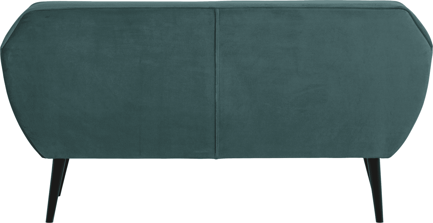 WOOOD Rocco 150cm velvet groenblauw Groenblauw 2-zitsbank