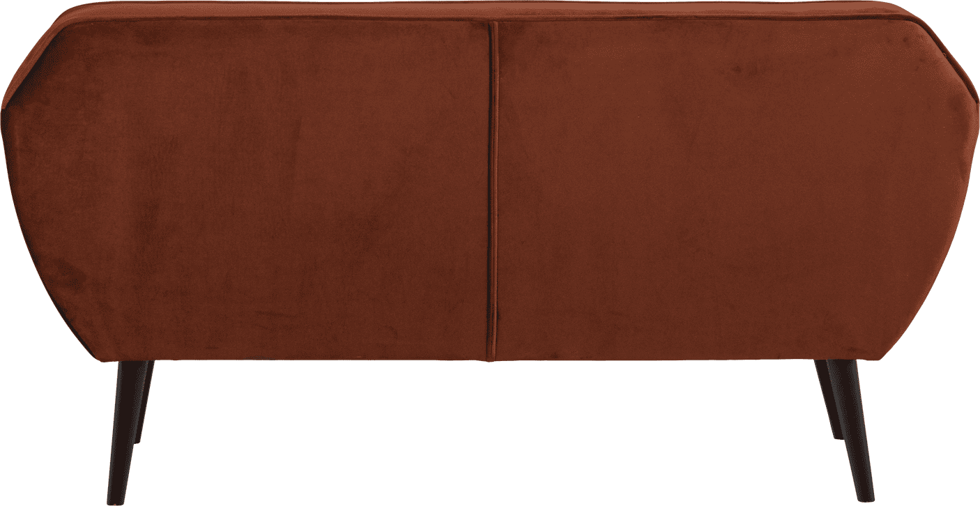 WOOOD Rocco 150cm velvet roestbruin Roestbruin 2-zitsbank