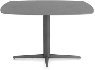 Xooon Btl saluti oval 150x105 toe-gr - antraciet Antraciet Eettafel