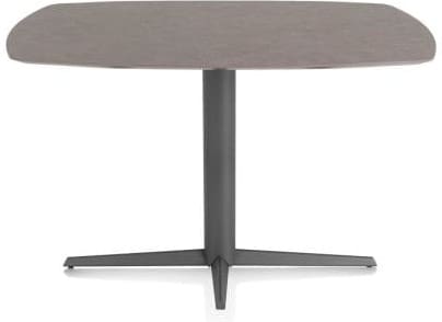 Xooon Btl saluti oval 150x105 toe-gr - lava Bruin|Grijs|Antraciet Eettafel