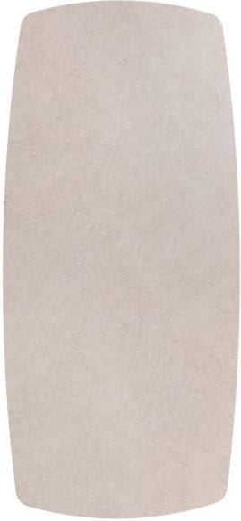 Xooon Saluti bartafel ovaal 150 x 105 cm. - centrale poot - steelbrown - light sand Eettafel