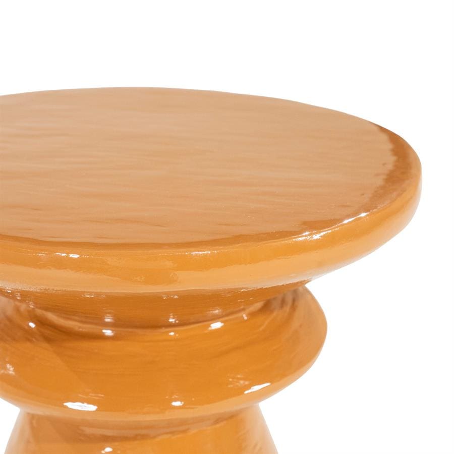 Bijzettafel Circolo - Terracotta By-Boo Bijzettafel 260235