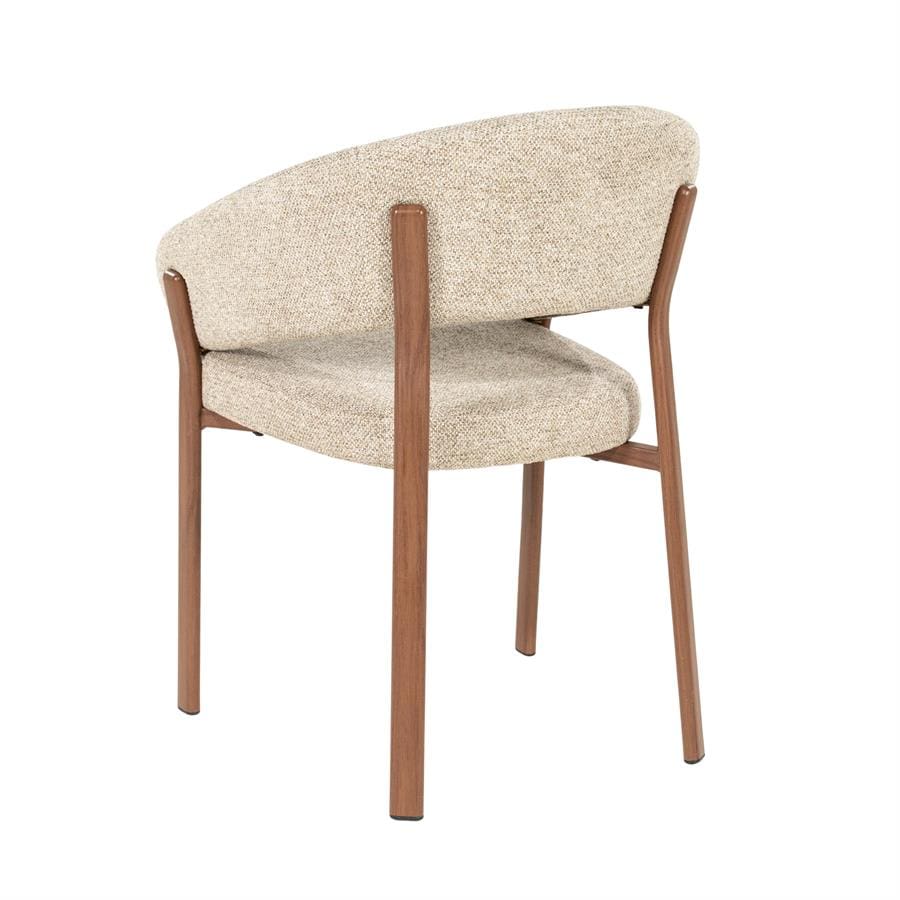 Chair Sedia With Armrest - Brown By-Boo Eetkamerstoel 260149
