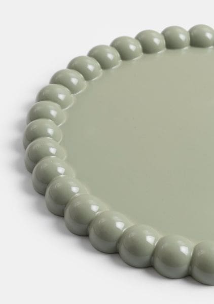 COCO maison Dots dienblad d40cm - groen Groen Dienblad