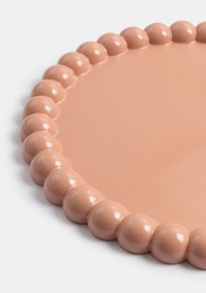 COCO maison Dots dienblad d40cm - roze Roze Dienblad