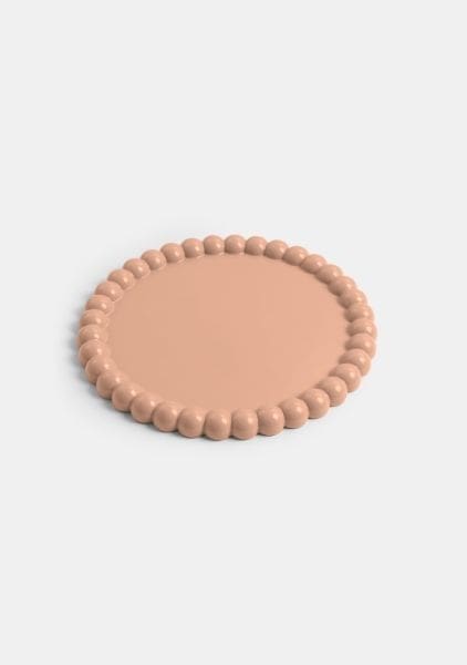 COCO maison Dots dienblad d40cm - roze Roze Dienblad