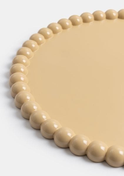 COCO maison Dots dienblad d55cm - geel Geel Dienblad