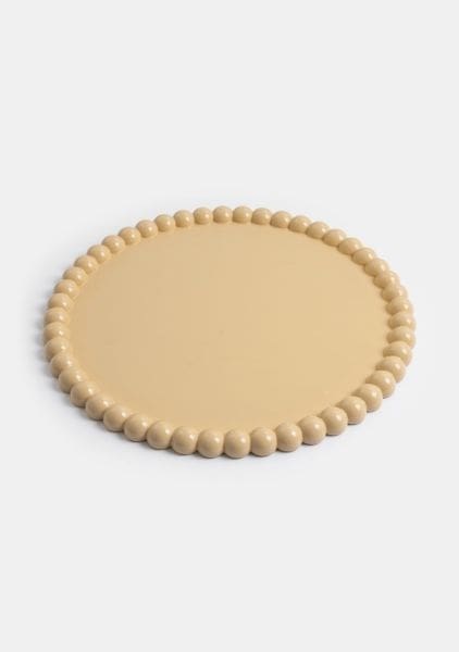 COCO maison Dots dienblad d55cm - geel Geel Dienblad