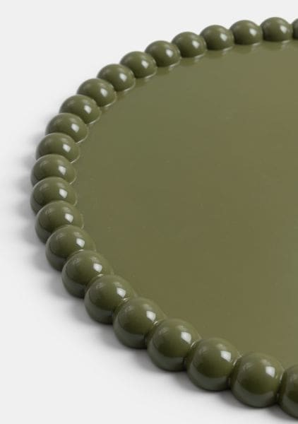 COCO maison Dots dienblad d55cm - groen Groen Dienblad