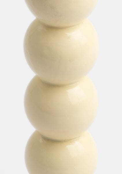 COCO maison Dots kandelaar h18,5cm - geel Geel Kandelaar