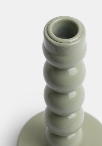 COCO maison Dots kandelaar h18,5cm - groen Groen Kandelaar