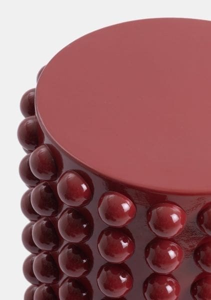 COCO maison Dots kruk h47cm - bordeaux Paars|Rood