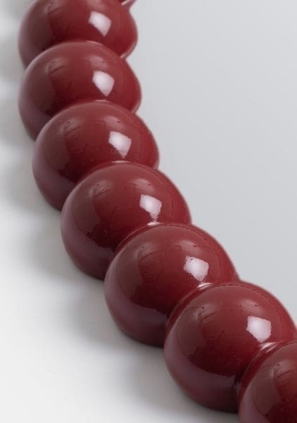 COCO maison Dots spiegel d60cm - bordeaux Paars|Rood Spiegel