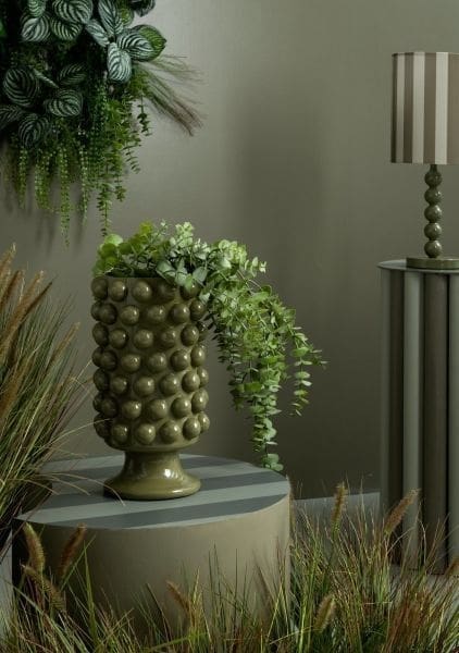 COCO maison Dots vaas h41cm - groen Groen Vaas