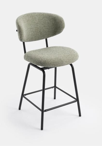 COCO maison Jona barstoel - olijf Groen Eetkamerstoel